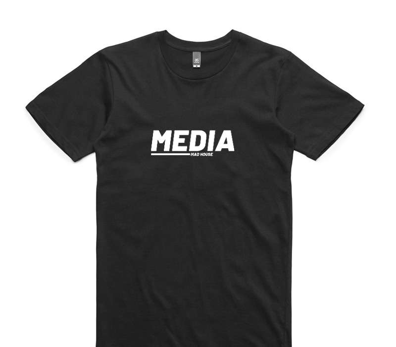 Custom AS Colour 100% Cotton Black T-Shirt