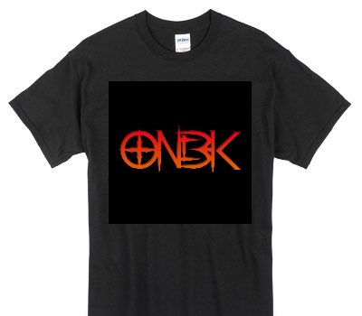 Custom Gildan 100% Cotton Black T-Shirt