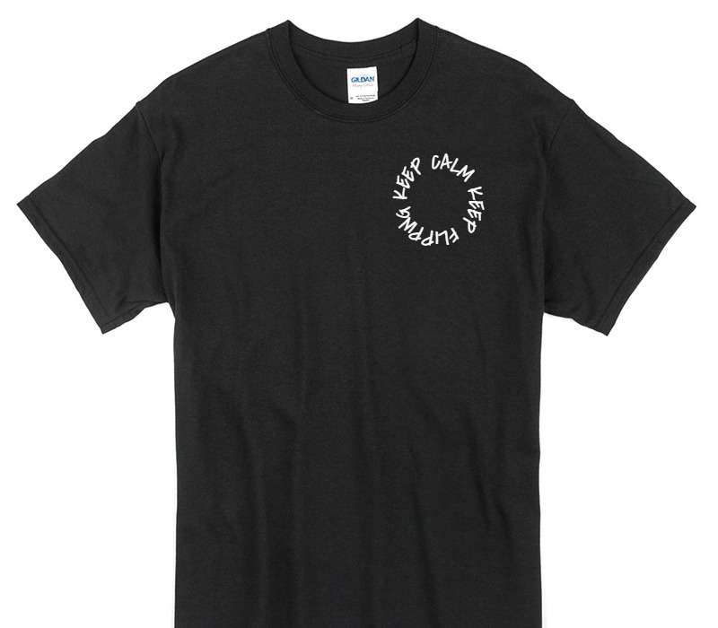 Custom Gildan 100% Cotton Black T-Shirt