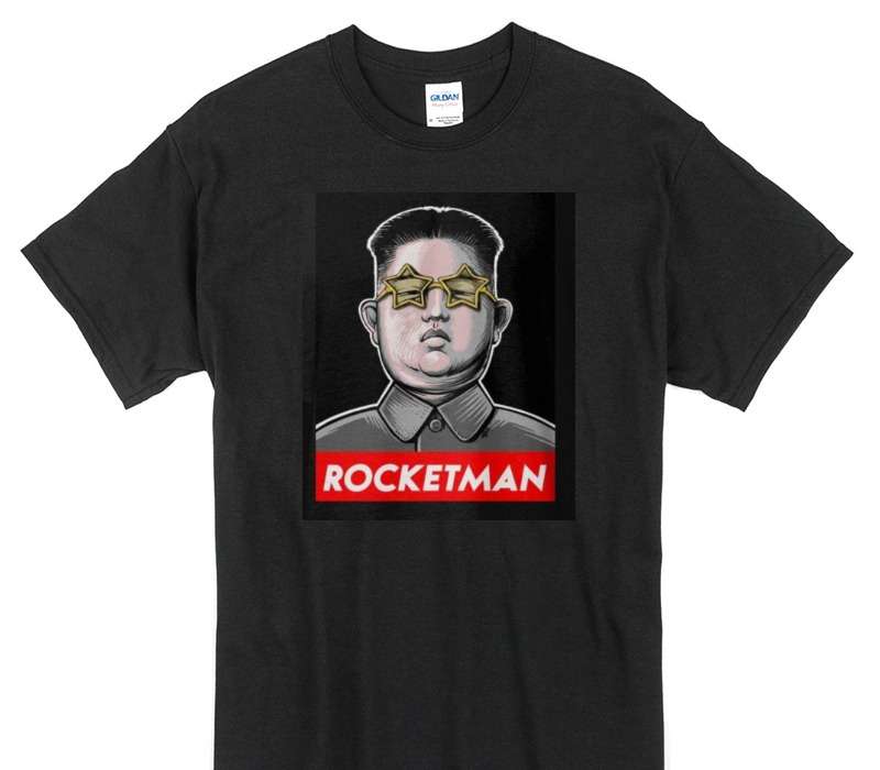Custom Gildan 100% Cotton Black T-Shirt