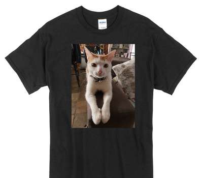 Custom Gildan 100% Cotton Black T-Shirt