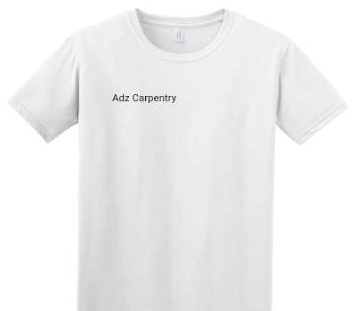 Custom Adult Soft Style 100% Cotton White T-Shirt