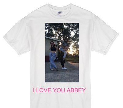 Custom Gildan 100% Cotton White T-Shirt