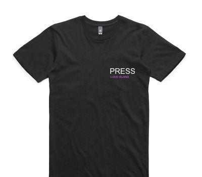 Custom AS Colour 100% Cotton Black T-Shirt