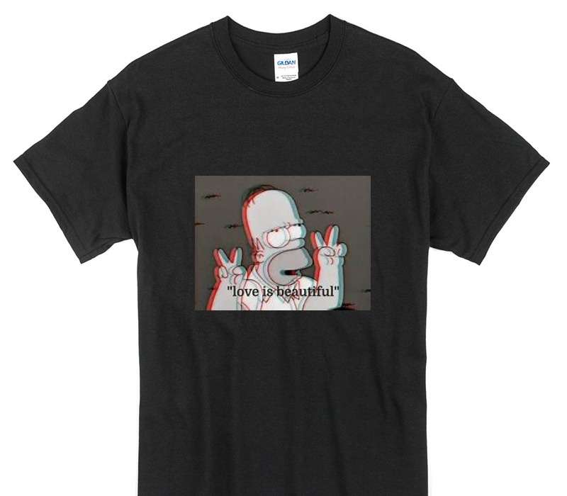 Custom Gildan 100% Cotton Black T-Shirt
