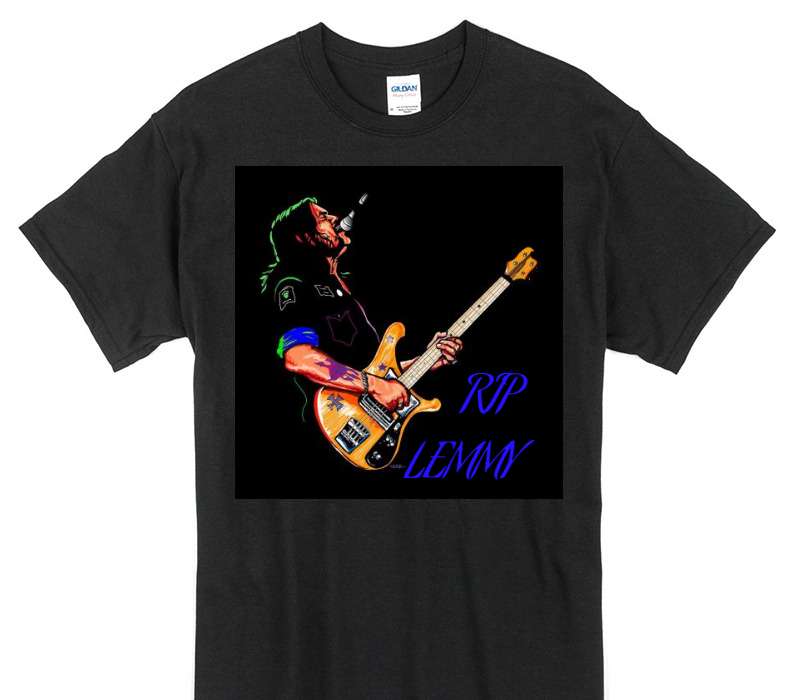 Custom Gildan 100% Cotton Black T-Shirt