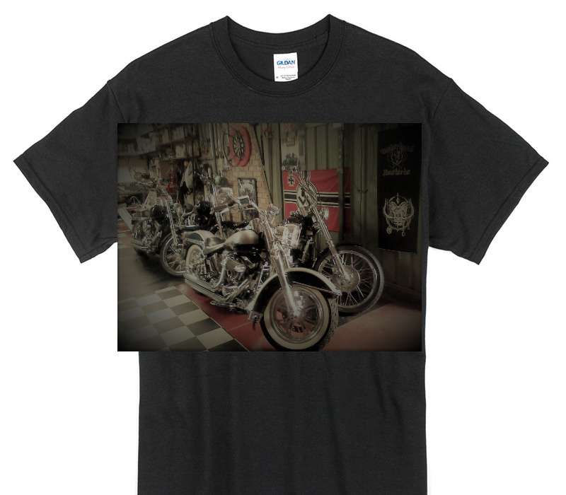 Custom Gildan 100% Cotton Black T-Shirt