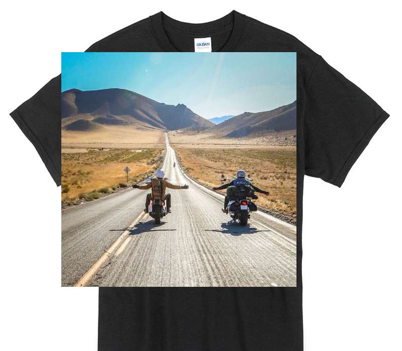 Custom Gildan 100% Cotton Black T-Shirt