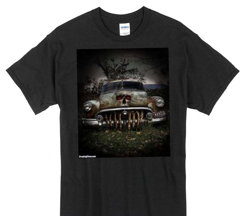 Custom Gildan 100% Cotton Black T-Shirt