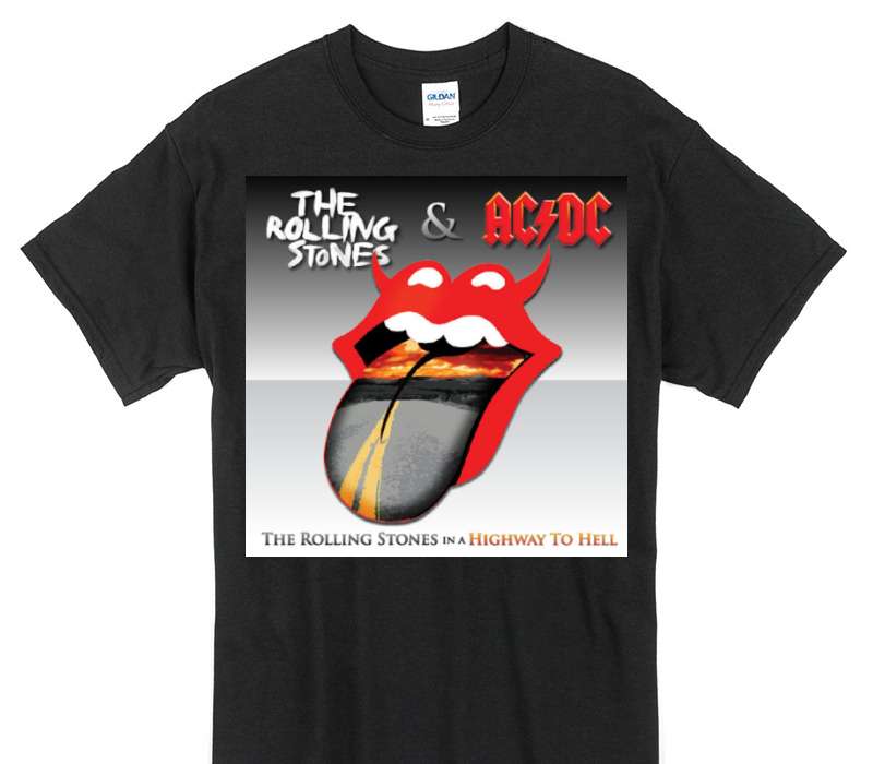 Custom Gildan 100% Cotton Black T-Shirt