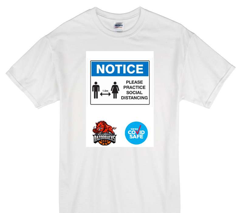 Custom Gildan 100% Cotton White T-Shirt