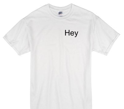 Custom Gildan 100% Cotton White T-Shirt