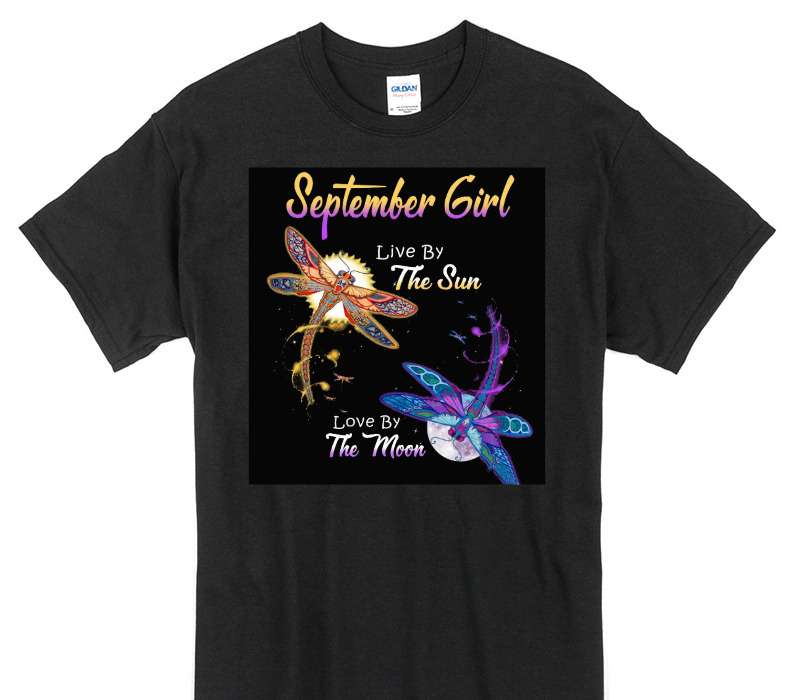 Custom Gildan 100% Cotton Black T-Shirt
