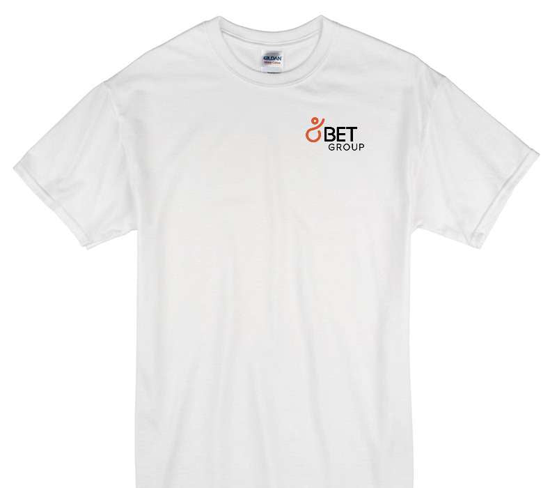 Custom Gildan 100% Cotton White T-Shirt