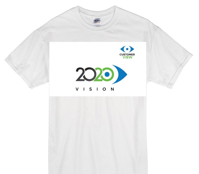Custom Gildan 100% Cotton White T-Shirt