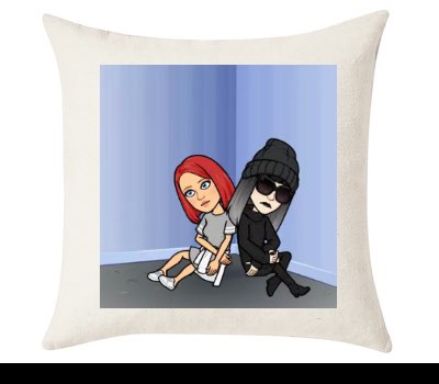 Custom Cushion Cover 50cm x 50 cm Off White