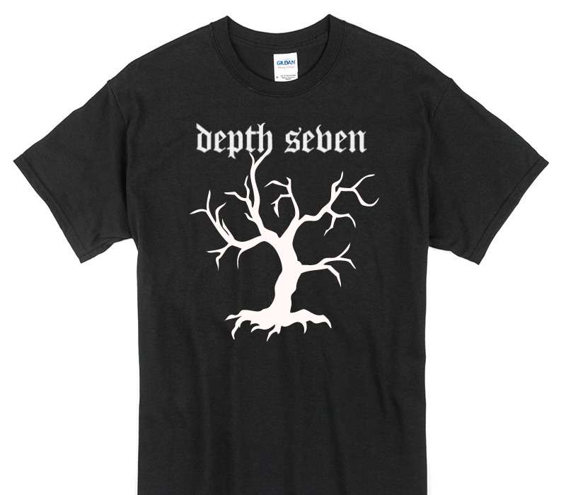 Custom Gildan 100% Cotton Black T-Shirt