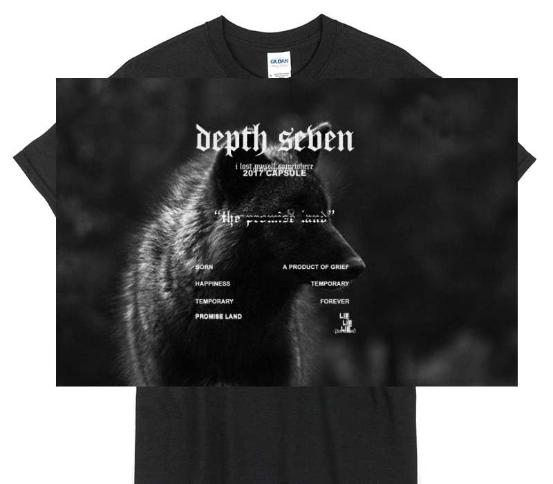 Custom Gildan 100% Cotton Black T-Shirt