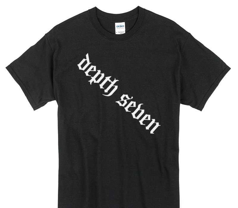 Custom Gildan 100% Cotton Black T-Shirt