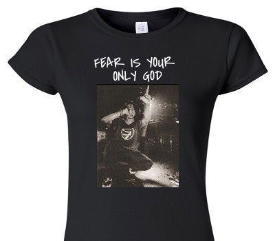Custom Womens Soft Style 100% Cotton Black T-Shirt