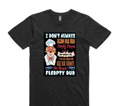 Custom AS Colour 100% Cotton Black T-Shirt