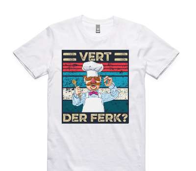 Custom AS Colour 100% Cotton White T-Shirt
