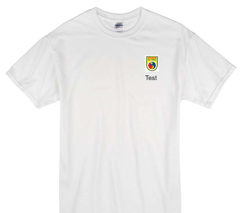 Custom Gildan 100% Cotton White T-Shirt