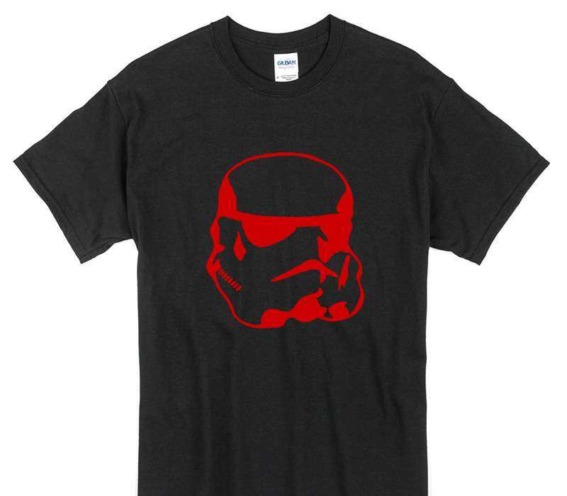 Custom Gildan 100% Cotton Black T-Shirt