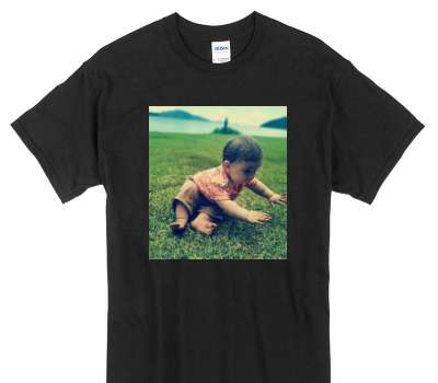Custom Gildan 100% Cotton Black T-Shirt