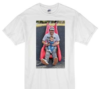 Custom Gildan 100% Cotton White T-Shirt