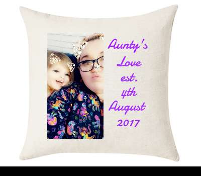 Custom Cushion Cover 50cm x 50 cm Off White