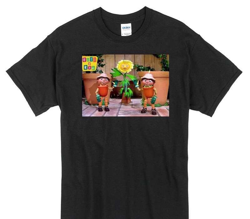 Custom Gildan 100% Cotton Black T-Shirt