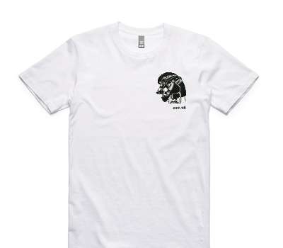 Custom AS Colour 100% Cotton White T-Shirt