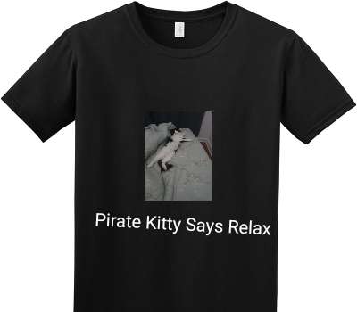 Custom Adult Soft Style 100% Cotton Black T-Shirt
