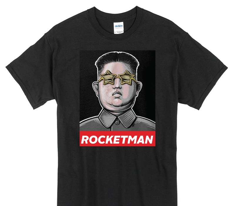 Custom Gildan 100% Cotton Black T-Shirt