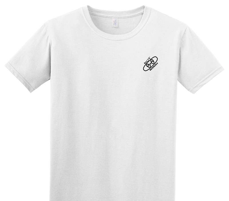 Custom Adult Soft Style 100% Cotton White T-Shirt