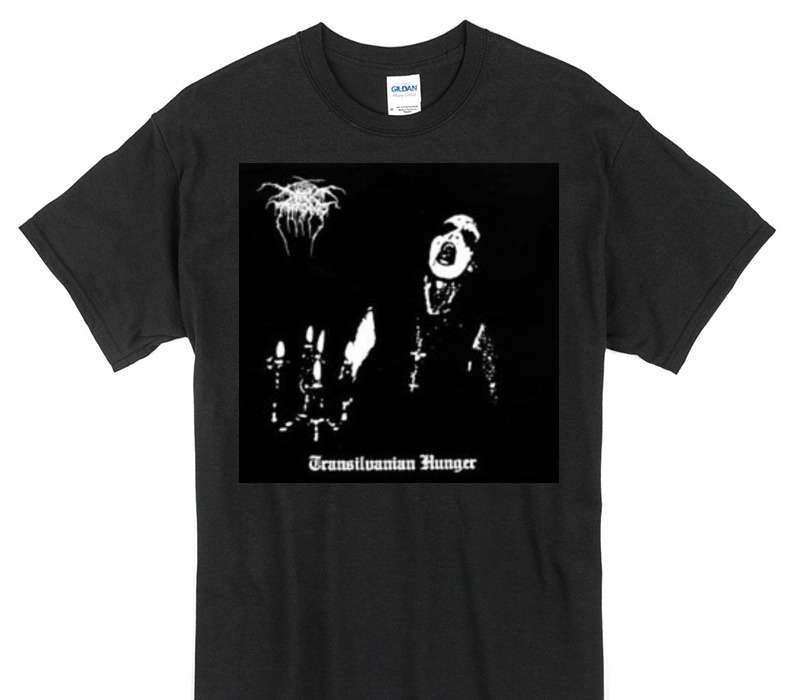 Custom Gildan 100% Cotton Black T-Shirt