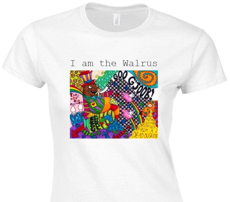 Custom Womens Soft Style 100% Cotton White T-Shirt