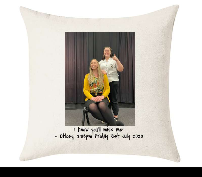Custom Cushion Cover 50cm x 50 cm Off White