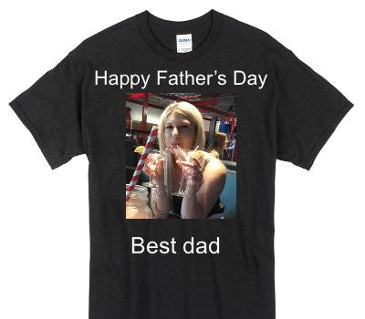 Custom Gildan 100% Cotton Black T-Shirt