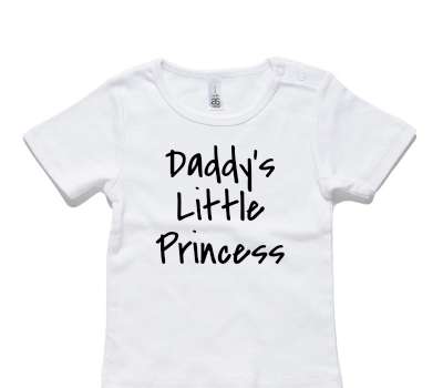 Custom AS Colour White Baby T-Shirt