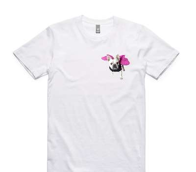 Custom AS Colour 100% Cotton White T-Shirt
