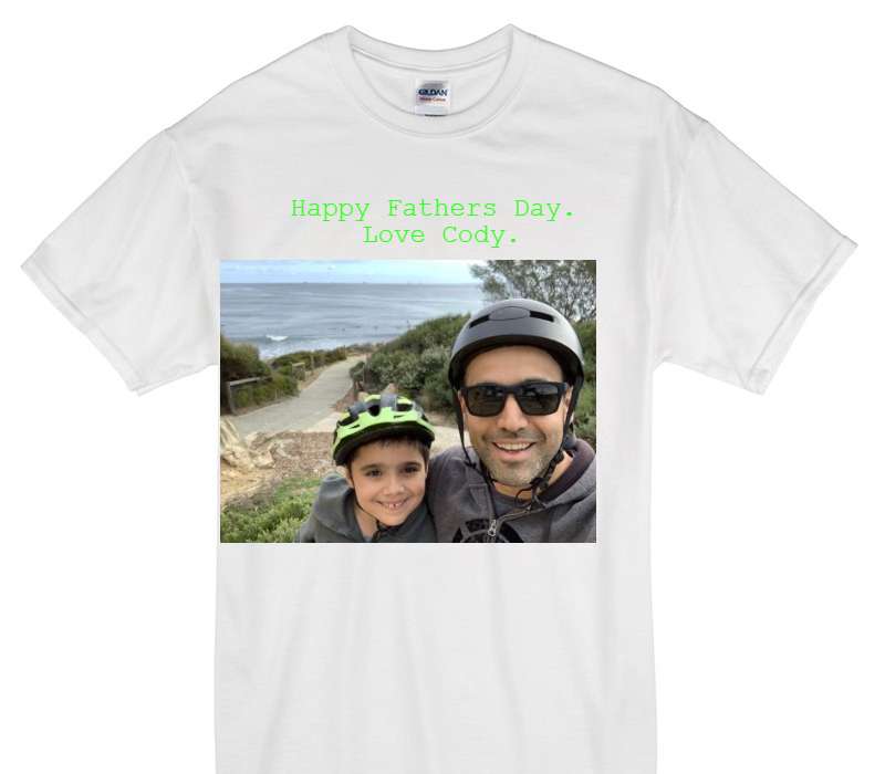 Custom Gildan 100% Cotton White T-Shirt