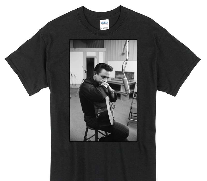 Custom Gildan 100% Cotton Black T-Shirt
