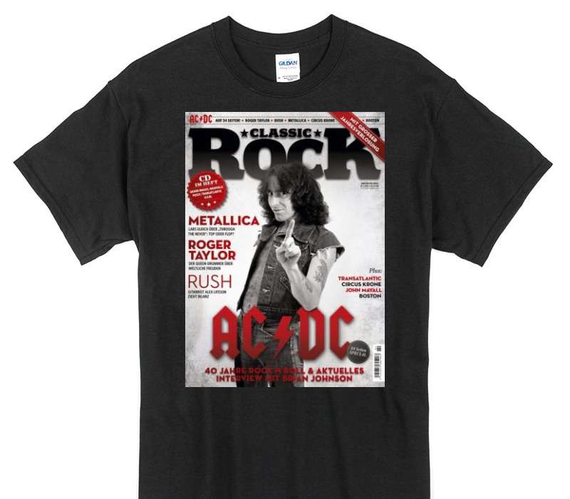 Custom Gildan 100% Cotton Black T-Shirt