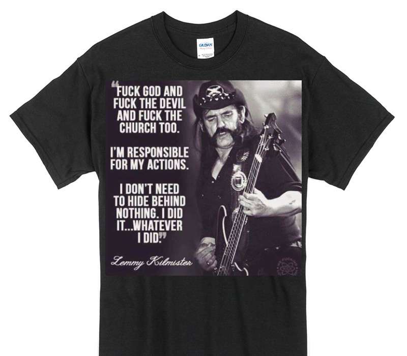 Custom Gildan 100% Cotton Black T-Shirt