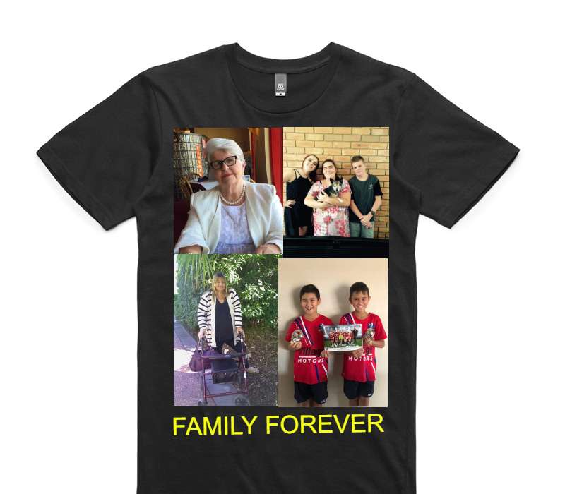 Custom AS Colour 100% Cotton Black T-Shirt