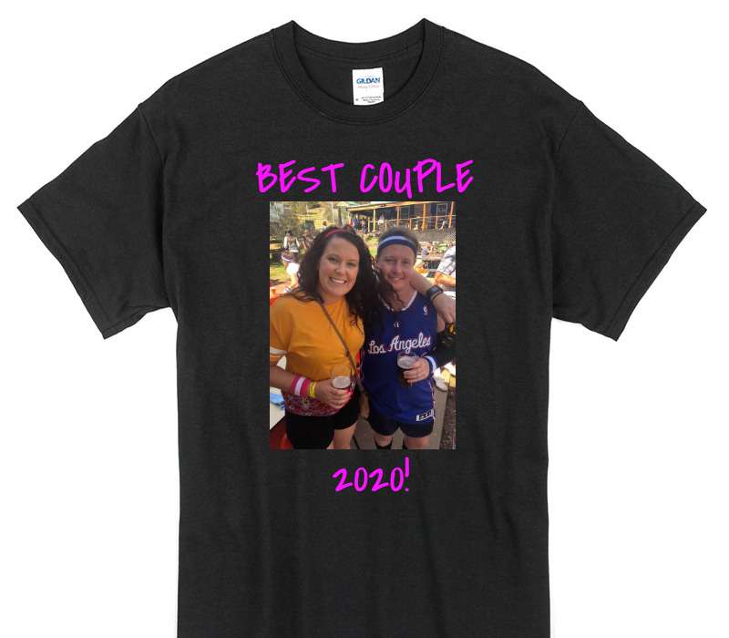 Custom Gildan 100% Cotton Black T-Shirt