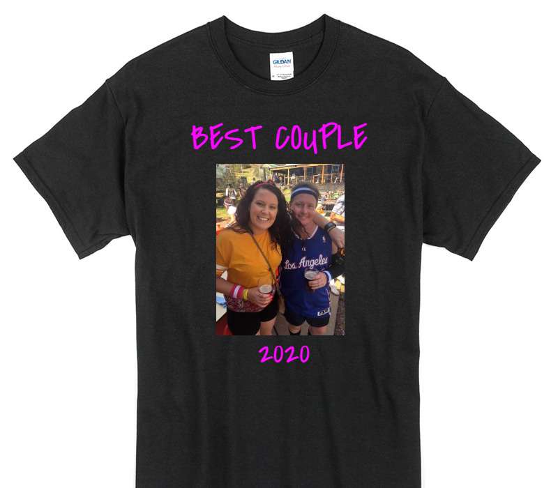 Custom Gildan 100% Cotton Black T-Shirt
