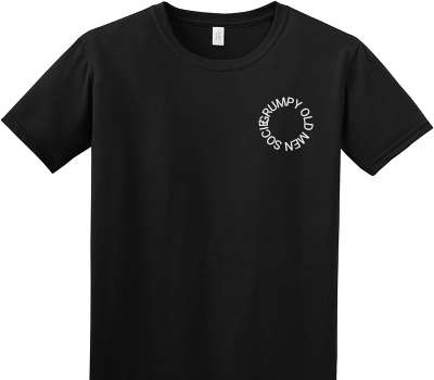 Custom Adult Soft Style 100% Cotton Black T-Shirt